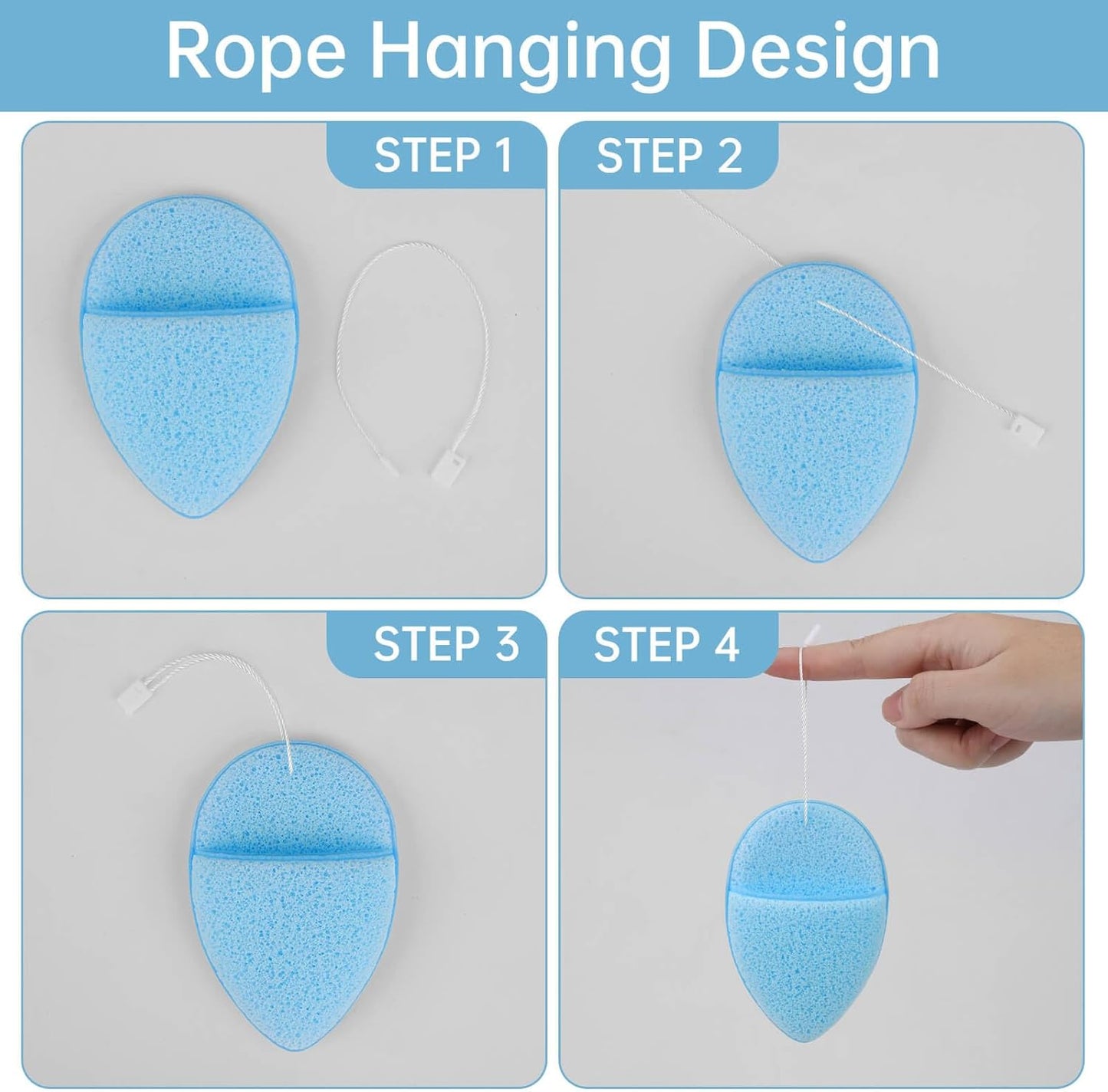 6PCS Soft Facial Cleansing Sponges